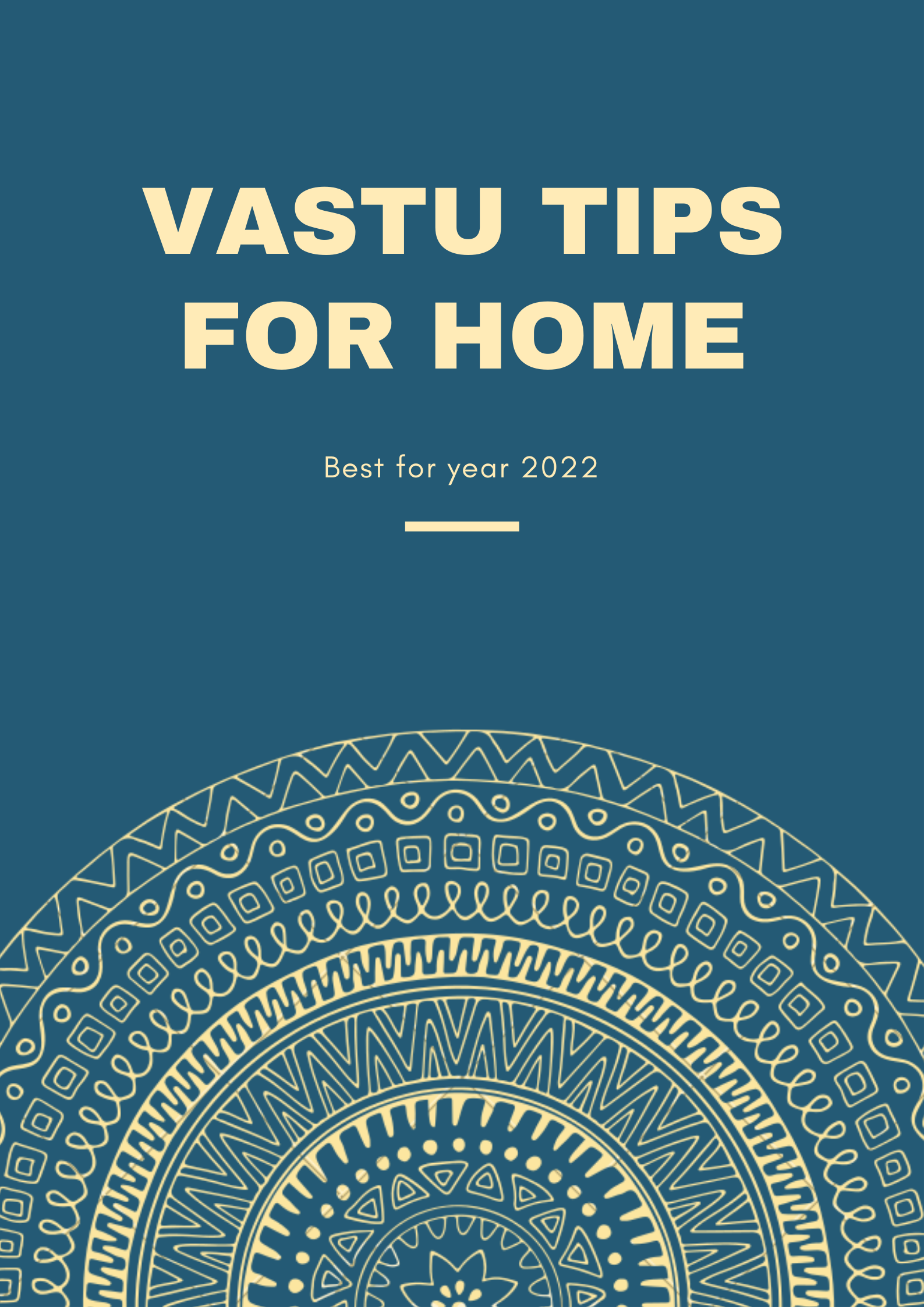 Vastu tips for home